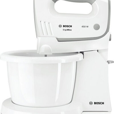 Bosch Μίξερ με Πλαστικό Κάδο 1.5lt Λευκό 450W MFQ36460