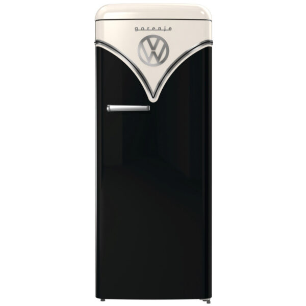 Gorenje Retro Μονόπορτο Ψυγείο 247lt Υ153xΠ60xΒ66εκ. Μαύρο OBRB615DBK