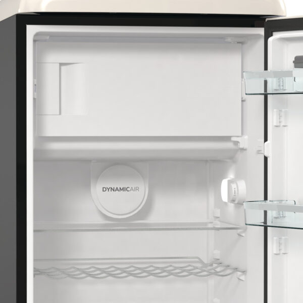 Gorenje Retro Μονόπορτο Ψυγείο 247lt Υ153xΠ60xΒ66εκ. Μαύρο OBRB615DBK
