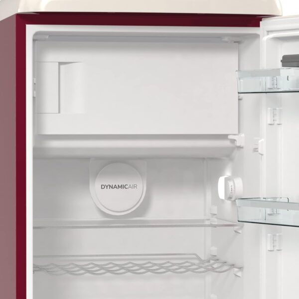 Gorenje Retro Μονόπορτο Ψυγείο 247lt Υ153xΠ60xΒ66εκ. RED OBRB615DBK