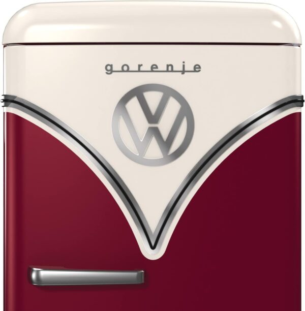 Gorenje Retro Μονόπορτο Ψυγείο 247lt Υ153xΠ60xΒ66εκ. RED OBRB615DBK