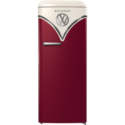 Gorenje Retro Μονόπορτο Ψυγείο 247lt Υ153xΠ60xΒ66εκ. RED OBRB615DBK