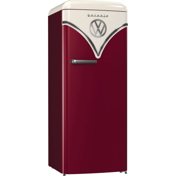 Gorenje Retro Μονόπορτο Ψυγείο 247lt Υ153xΠ60xΒ66εκ. RED OBRB615DBK