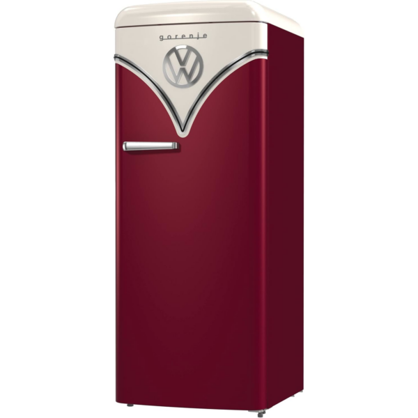 Gorenje Retro Μονόπορτο Ψυγείο 247lt Υ153xΠ60xΒ66εκ. RED OBRB615DBK