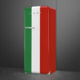Smeg FAB28RDIT5 Tricolore Retro Μονόπορτο Ψυγείο 270lt Υ153xΠ60.1xΒ76.8cm Πολύχρωμο