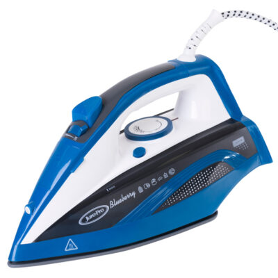 Juro-Pro Blueberry Steam Iron 2800W with Ceramic Soleplate and Continuous Output 40gr/min