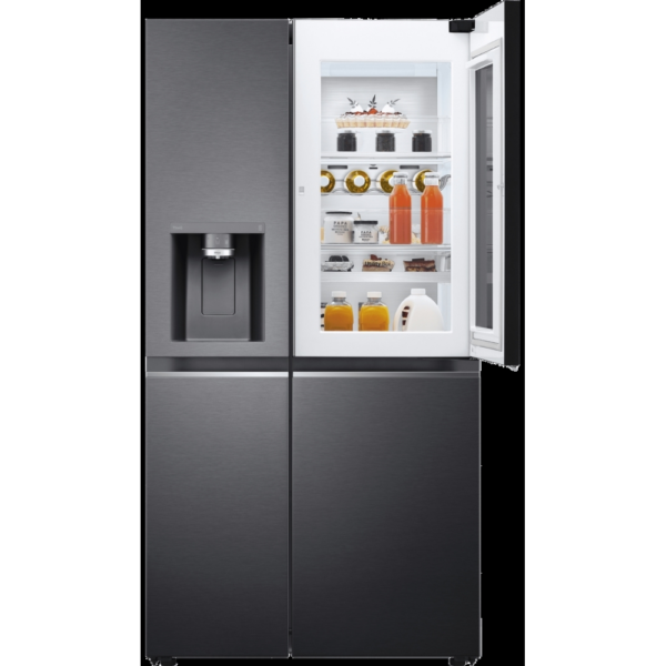 LG Ψυγείο Ντουλάπα 635lt Total NoFrost Υ179xΠ91.3xΒ73.5εκ. Μαύρο GSXV91MCAE