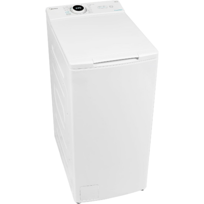 Πλυντήριο ρούχων Midea Top Loader MF10ET60B / 6 kg / A / 1200 rpm / BLDC Inverter Mortor / Λειτουργία ατμού / SoftOpener/XL Door Opener/Short 15 '& 45' / Πολλαπλές επιλογές θερμοκρασίας / AquaStop, Λευκό