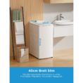 Πλυντήριο ρούχων Midea Top Loader MF10ET60B / 6 kg / A / 1200 rpm / BLDC Inverter Mortor / Λειτουργία ατμού / SoftOpener/XL Door Opener/Short 15 '& 45' / Πολλαπλές επιλογές θερμοκρασίας / AquaStop, Λευκό