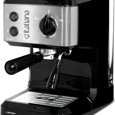 Gruppe Μηχανή Espresso 1050W Πίεσης 20bar Inox CM4677