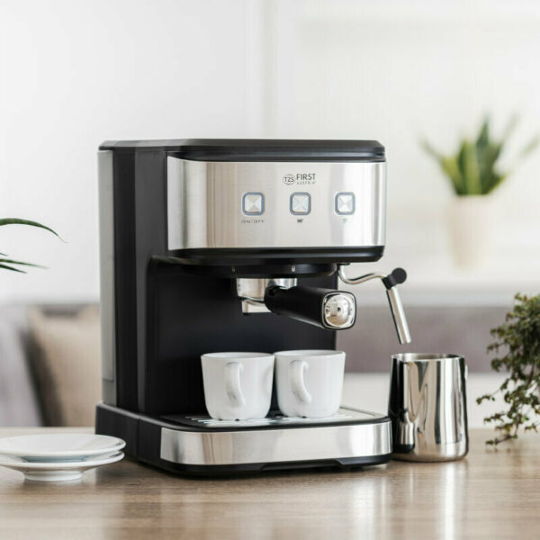 First Austria Μηχανή Espresso 850W Πίεσης 15bar Μαύρη FA-5476-2