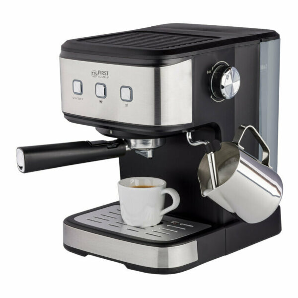 First Austria Μηχανή Espresso 850W Πίεσης 15bar Μαύρη FA-5476-2