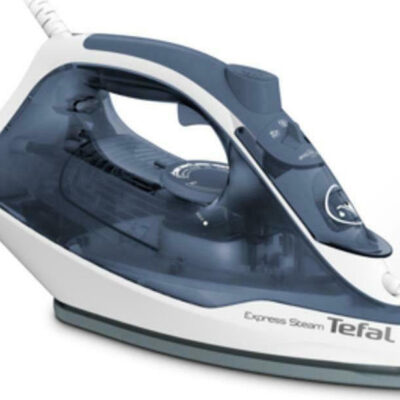 Tefal Express Steam Steam Iron 2400W with Ceramic Soleplate and Continuous Output 35gr/min