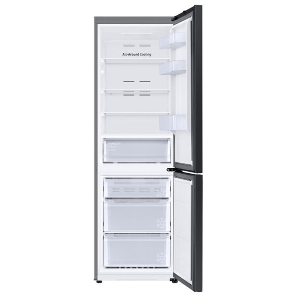 Samsung Ψυγειοκαταψύκτης 344lt Total NoFrost Υ203xΠ59.5xΒ65.8εκ. Γκρι RL34A6B0DCS/EG