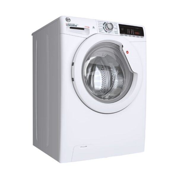 Hoover H3DO4755T2/1-48 Πλυντήριο-Στεγνωτήριο 7/5 kg, 1400 RPM, Κατηγορία συνδυασμένου κύκλου E, προηγμένο τηλεχειριστήριο και πρόσθετο περιεχόμενο (Wi-Fi + BLE), Λευκό, Π x Β x Υ (cm) 60x54x85