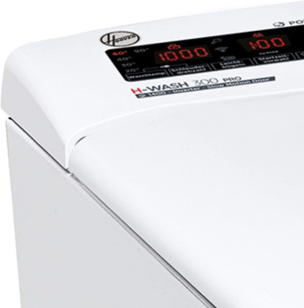 Hoover H-WASH 300 H3TFMQ47TAMCE-84 Πλυντήριο ρούχων Top Loader / 7 kg / 1400 rpm / BPM κινητήρας μετατροπέα / Power Care System / Πρόγραμμα All in One / Μηχανισμός ανοίγματος σε αργή κίνηση / Γερμανικός πίνακας ελέγχου