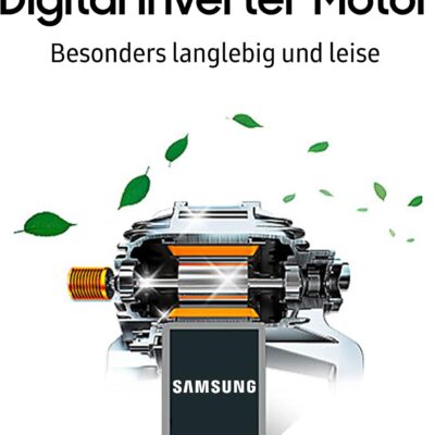 Samsung Ψυγειοκαταψύκτης 344lt Total NoFrost Υ203xΠ59.5xΒ65.8εκ. Γκρι RL34A6B0DCS/EG