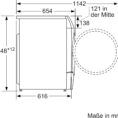 Siemens WD14U513 iQ700 Πλυντήριο Στεγνωτήριο Μπροστινό φορτίο με χωρητικότητα 10-6 kg, 1400 rpm, HomeConnect, smartFinish, autoDry, speedPack XL, Λευκό, 60 cm