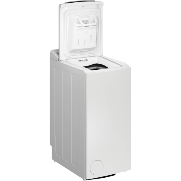 Πλυντήριο ρούχων Bauknecht WMT Pro Eco 6ZB Top-Loading / 6 kg / 1200 rpm / Πρόγραμμα κατά των λεκέδων / FreshFinish / Τεχνολογία ZEN / Καθυστερημένη εκκίνηση / Μαλακό άνοιγμα / Κοντό 30 ίντσες / 15° Πράσινο & Καθαρό