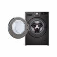 LG Πλυντήριο-στεγνωτήριο μαύρο (D/A, 11 kg / 6 kg, 1.360 rpm) με Steam & TurboWash® 360° | W4WR70E6YB
