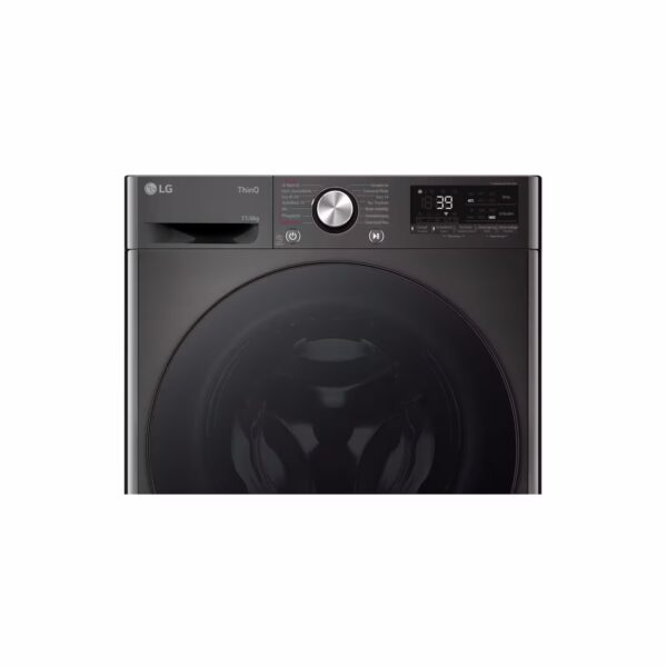 LG Πλυντήριο-στεγνωτήριο μαύρο (D/A, 11 kg / 6 kg, 1.360 rpm) με Steam & TurboWash® 360° | W4WR70E6YB
