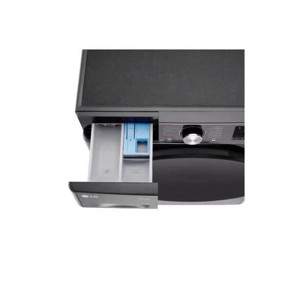 LG Πλυντήριο-στεγνωτήριο μαύρο (D/A, 11 kg / 6 kg, 1.360 rpm) με Steam & TurboWash® 360° | W4WR70E6YB