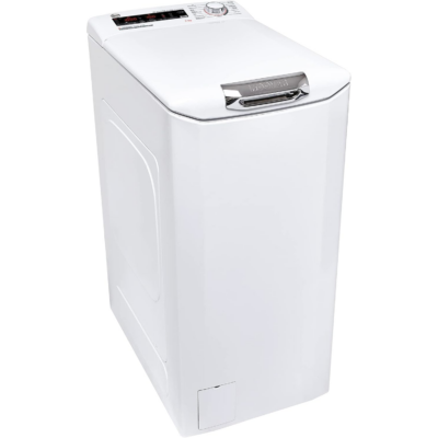 Hoover H-WASH 300 H3TFMQ47TAMCE-84 Πλυντήριο ρούχων Top Loader / 7 kg / 1400 rpm / BPM κινητήρας μετατροπέα / Power Care System / Πρόγραμμα All in One / Μηχανισμός ανοίγματος σε αργή κίνηση / Γερμανικός πίνακας ελέγχου