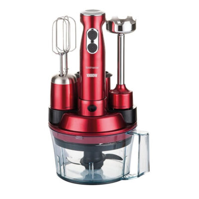 Goldmaster GM-7239B Hand Blender Food Processor RED 5 in 1