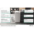 Πλυντήριο ρούχων Bauknecht WMT Pro Eco 6ZB Top-Loading / 6 kg / 1200 rpm / Πρόγραμμα κατά των λεκέδων / FreshFinish / Τεχνολογία ZEN / Καθυστερημένη εκκίνηση / Μαλακό άνοιγμα / Κοντό 30 ίντσες / 15° Πράσινο & Καθαρό