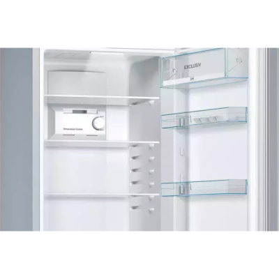 Bosch Ψυγειοκαταψύκτης 305lt NoFrost Υ186xΠ60xΒ66εκ. Inox KGN36ELEA