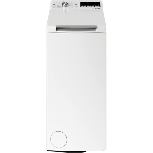 Πλυντήριο ρούχων Bauknecht WMT Pro Eco 6ZB Top-Loading / 6 kg / 1200 rpm / Πρόγραμμα κατά των λεκέδων / FreshFinish / Τεχνολογία ZEN / Καθυστερημένη εκκίνηση / Μαλακό άνοιγμα / Κοντό 30 ίντσες / 15° Πράσινο & Καθαρό