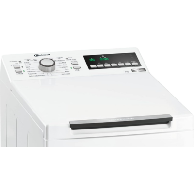 Πλυντήριο ρούχων Bauknecht WMT Pro Eco 6ZB Top-Loading / 6 kg / 1200 rpm / Πρόγραμμα κατά των λεκέδων / FreshFinish / Τεχνολογία ZEN / Καθυστερημένη εκκίνηση / Μαλακό άνοιγμα / Κοντό 30 ίντσες / 15° Πράσινο & Καθαρό