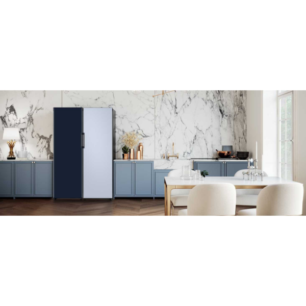 Samsung Ψυγειοκαταψύκτης 344lt Total NoFrost Υ203xΠ59.5xΒ65.8εκ. Γκρι RL34A6B0DCS/EG