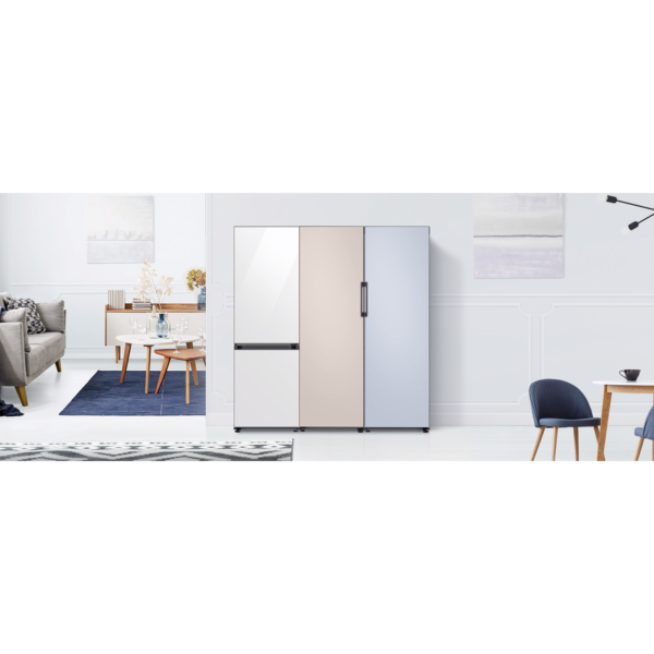 Samsung Ψυγειοκαταψύκτης 344lt Total NoFrost Υ203xΠ59.5xΒ65.8εκ. Γκρι RL34A6B0DCS/EG