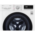 LG V5WD96H1 Class E μπροστινό πλυντήριο στεγνωτήριο 9-6kg Wi-Fi AI Direct Drive Deep Steam TurboWash Μεγάλης χωρητικότητας Tempered Glass Εξωτερική πόρτα 62 x 60 x 85 cm - Λευκό