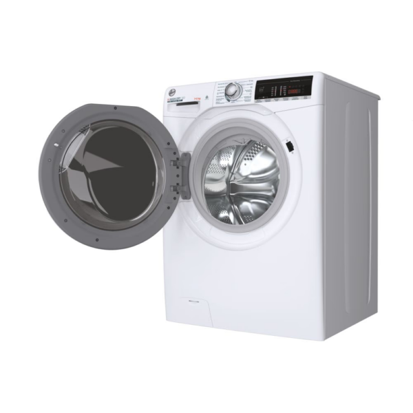 Hoover H3DO4755T2/1-48 Πλυντήριο-Στεγνωτήριο 7/5 kg, 1400 RPM, Κατηγορία συνδυασμένου κύκλου E, προηγμένο τηλεχειριστήριο και πρόσθετο περιεχόμενο (Wi-Fi + BLE), Λευκό, Π x Β x Υ (cm) 60x54x85