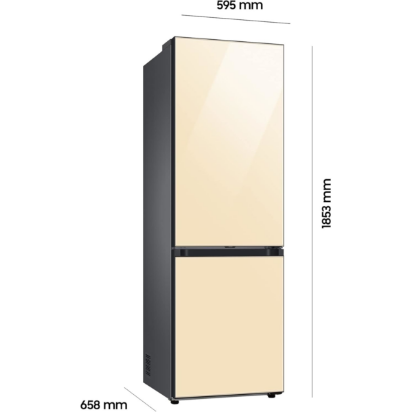 Samsung Ψυγειοκαταψύκτης 344lt Total NoFrost Υ203xΠ59.5xΒ65.8εκ. Γκρι RL34A6B0DCS/EG