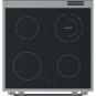 Whirlpool Κουζίνα 83lt με Κεραμικές Εστίες Π60εκ. Inox