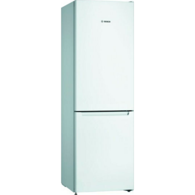 Bosch Ψυγειοκαταψύκτης 305lt Total NoFrost Υ186xΠ60xΒ66εκ. Λευκός KGN36NWEA