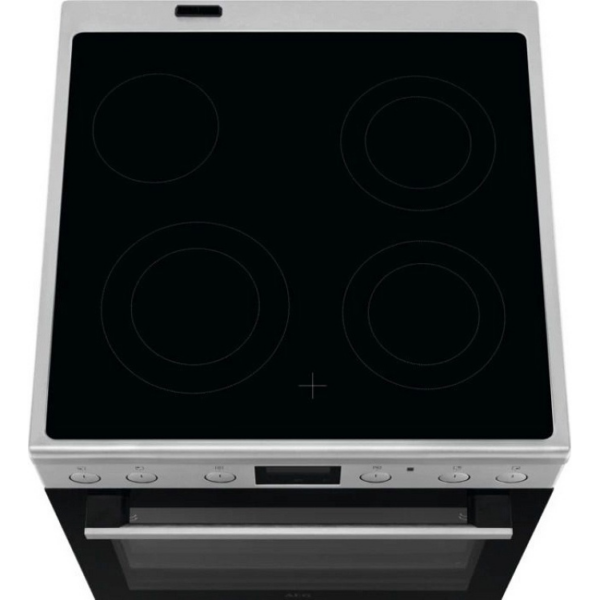 AEG Κουζίνα 73lt με Κεραμικές Εστίες Π59.6εκ. Inox