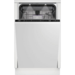 Πλυντήριο Πιάτων Πλήρως Εντοιχιζόμενο Beko BDIS38040A 45cm Inox