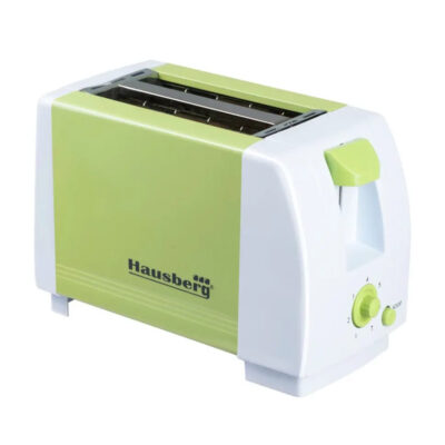 Φρυγανιέρα 2 Θέσεων Hausberg HB-150VR 750W ( Πράσινο )