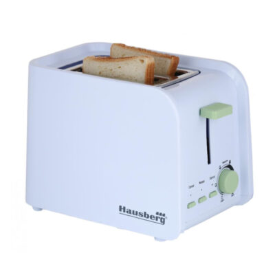 Φρυγανιέρα 2 Θέσεων Hausberg HB-195VR 750W (Πράσινο)