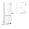 Lg GBP62SWNAC Ψυγειοκαταψύκτης 384lt Total NoFrost
