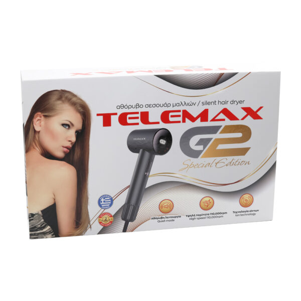 Σεσουάρ Μαλλιών Telemax G2 Special Edition Space Grey