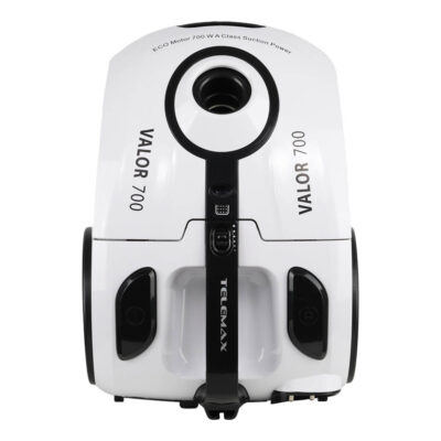 Telemax Valor 700 Ηλεκτρική Σκούπα 700W με Σακούλα 2lt Λευκή