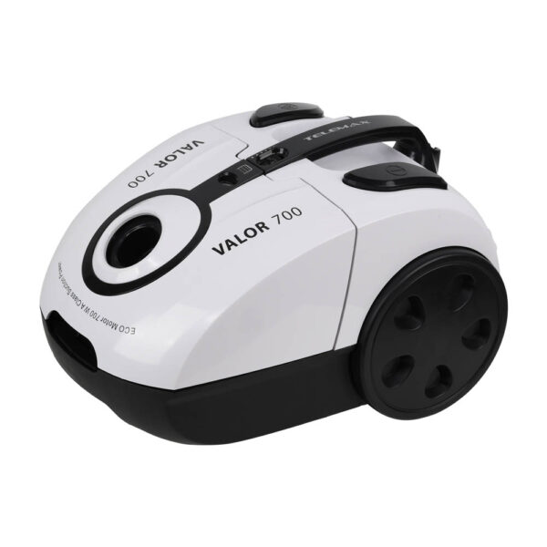 Telemax Valor 700 Ηλεκτρική Σκούπα 700W με Σακούλα 2lt Λευκή