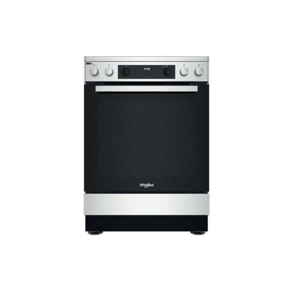Whirlpool Κουζίνα 83lt με Κεραμικές Εστίες Π60εκ. Inox
