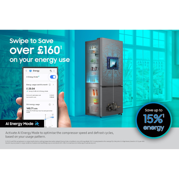 Ψυγειοκαταψύκτης SAMSUNG RB53DG703CS9EF Full No Frost 538 Lt Ασημί Silver