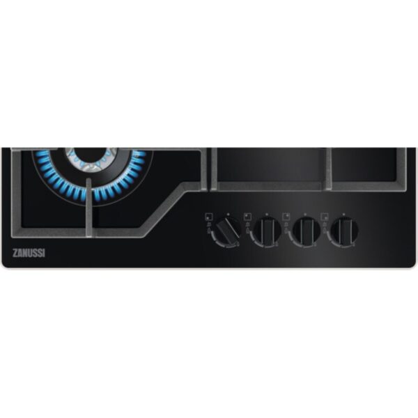 Εστία Υγραερίου Αυτόνομη Zanussi ZGGN645K 56 cm Μαύρo